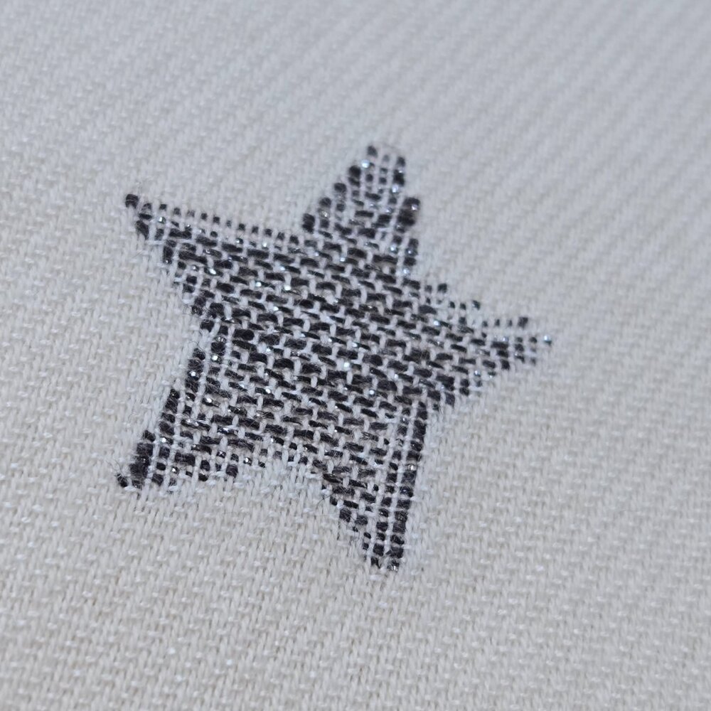 NWOT Talbots Metallic Star Sparkle Scarf - Picture 5 of 11